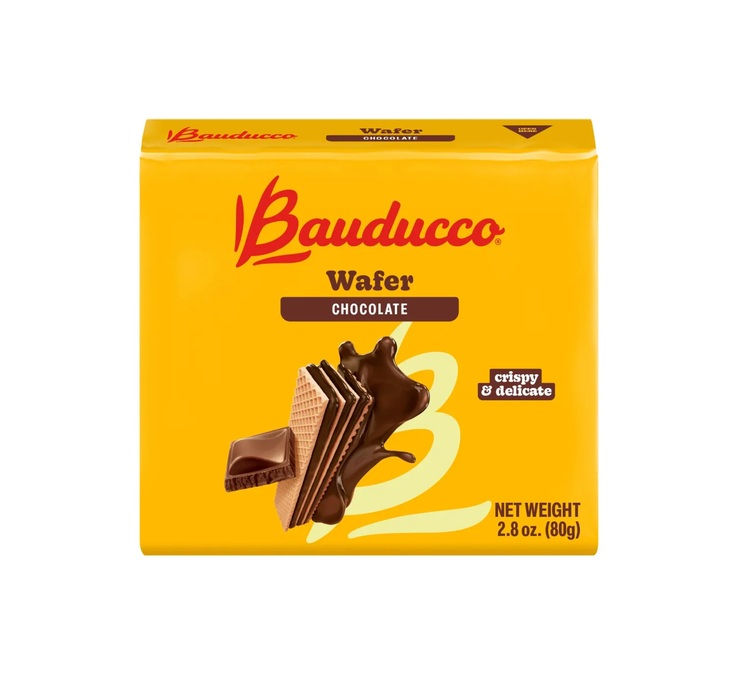 Bauducco Wafer Cookies, Chocolate, 28 oz (Pack of 10) - Crispy Layered Wafers with Rich Chocolate Cream Filling - Indulgent Sweet Snacks, Desserts & Treats - Individually Wrapped