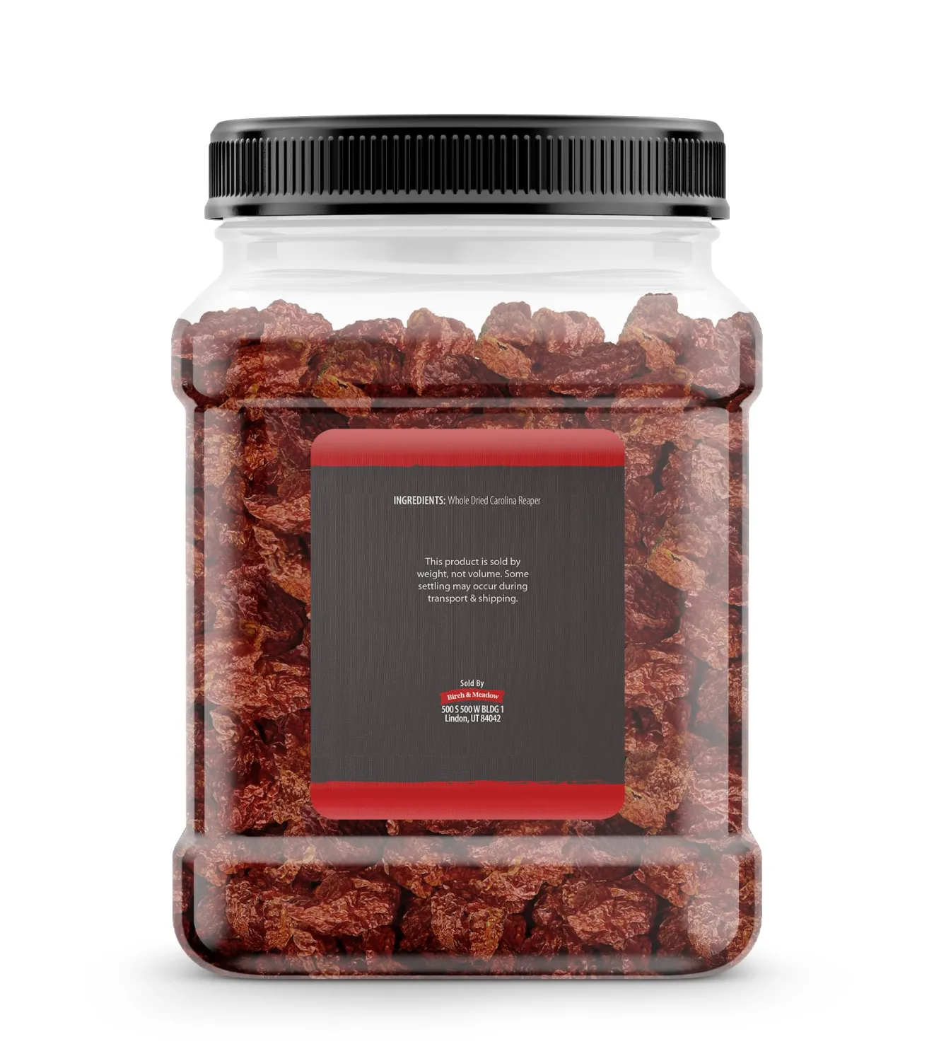 Birch & Meadow Carolina Reaper Peppers, 3.2 oz, Whole & Dried, Extremely Hot, Over 1 Million SHU