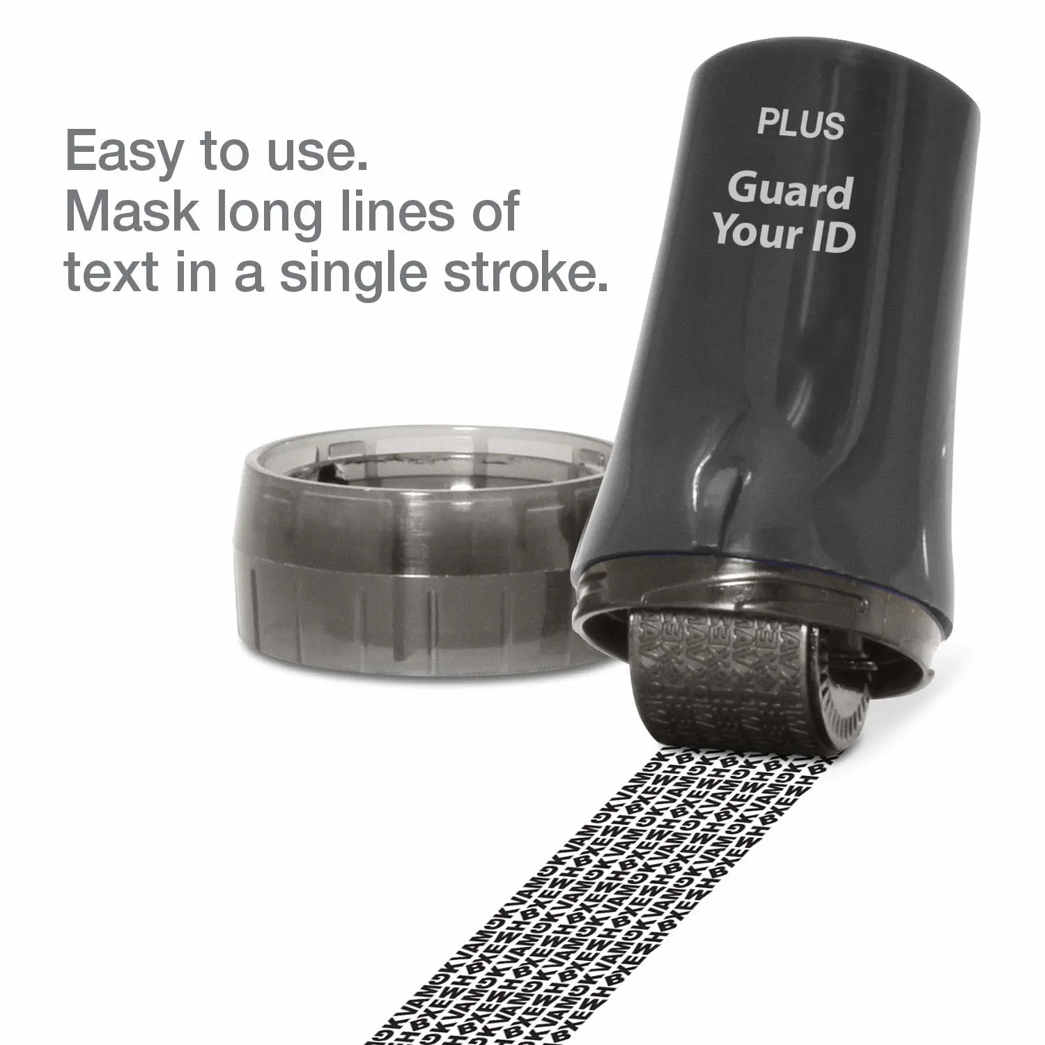 Guard Your ID Advanced Security Roller 2.0 for Identity Theft Prevention Stamping Black