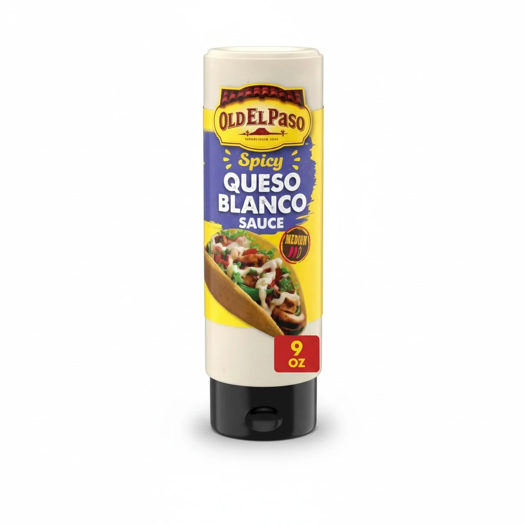 Old El Paso Taco Sauce - Queso Blanco, 9 oz