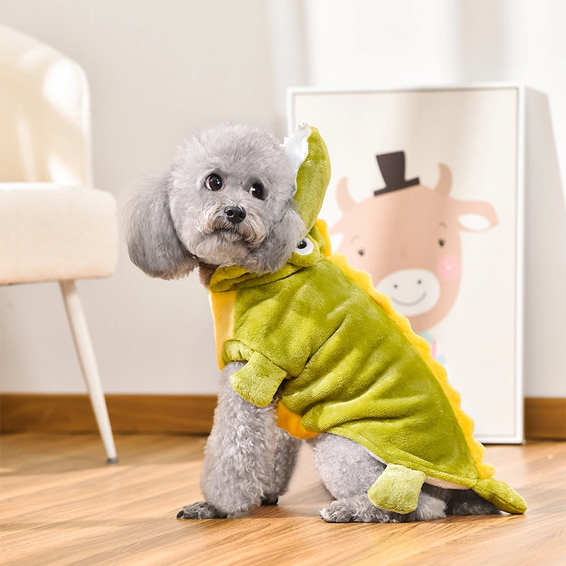Dinosaur Warm Autumn And Winter Halloween Christmas Pet Clothes