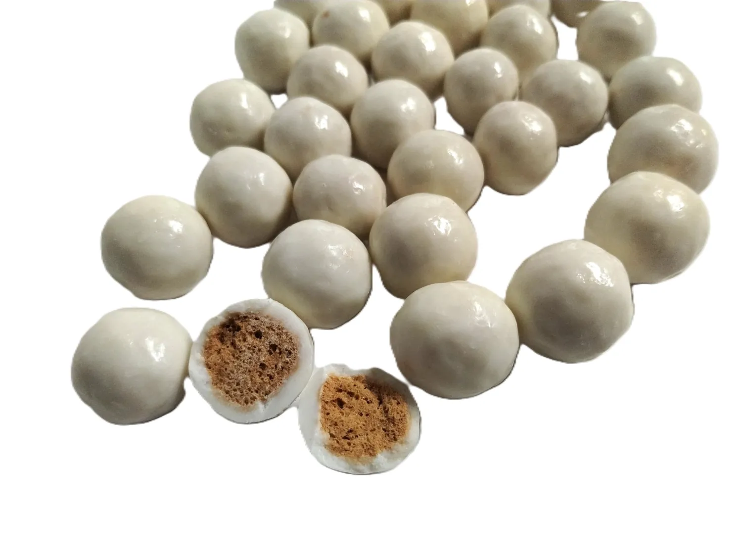 Yogurt Coated Malt Balls - 1 lb of Fresh Gourmet Sweet Creamy Chewy Covered Dipped Malt Balls