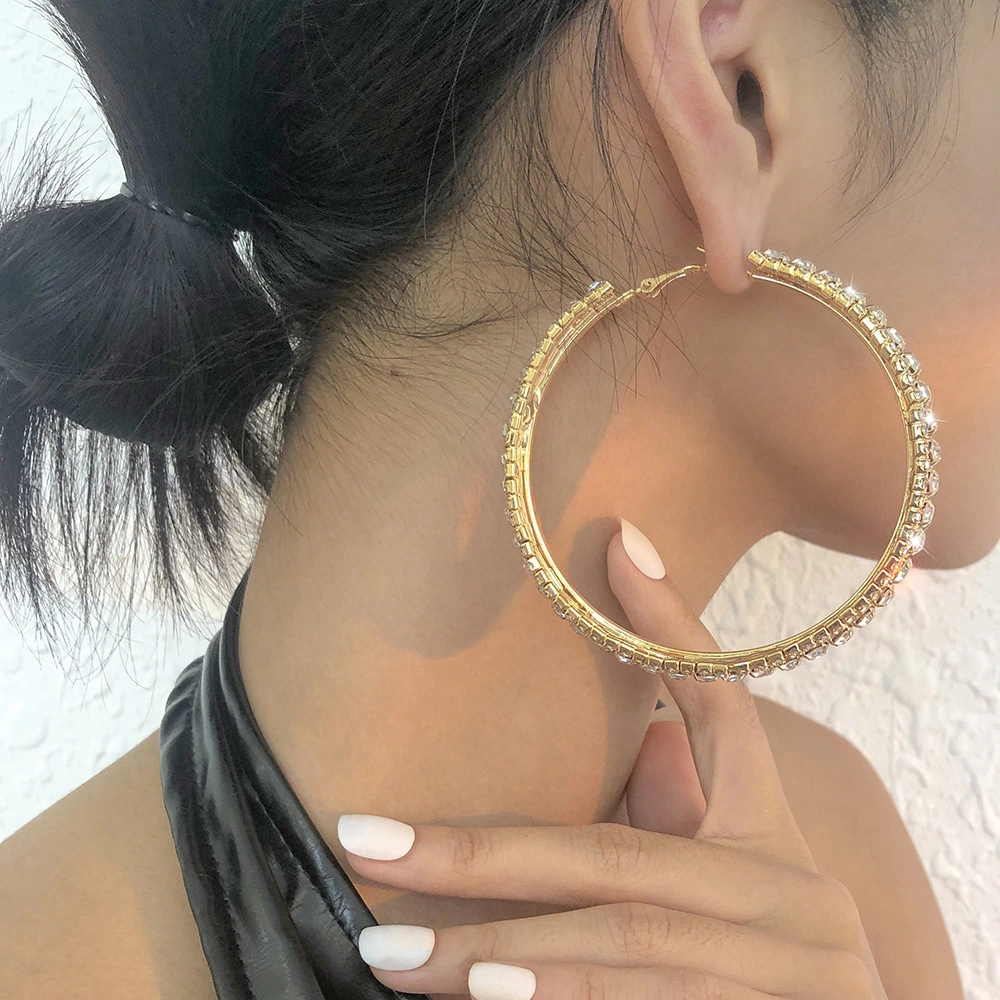 European And American Style Simple Big Ear Ring Women