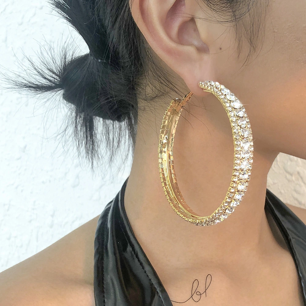 European And American Style Simple Big Ear Ring Women