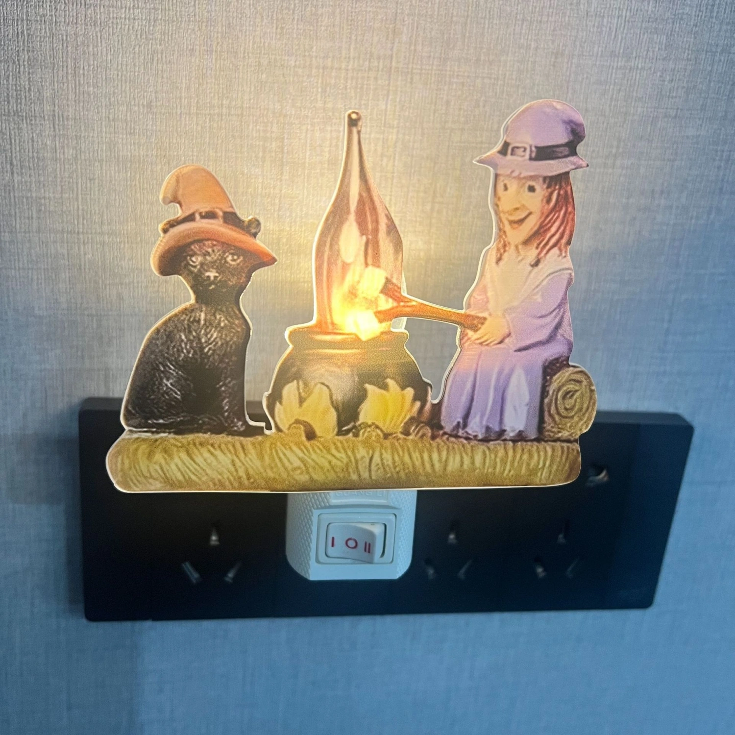 Halloween Ghost Bonfire Flashing Small Night Lamp