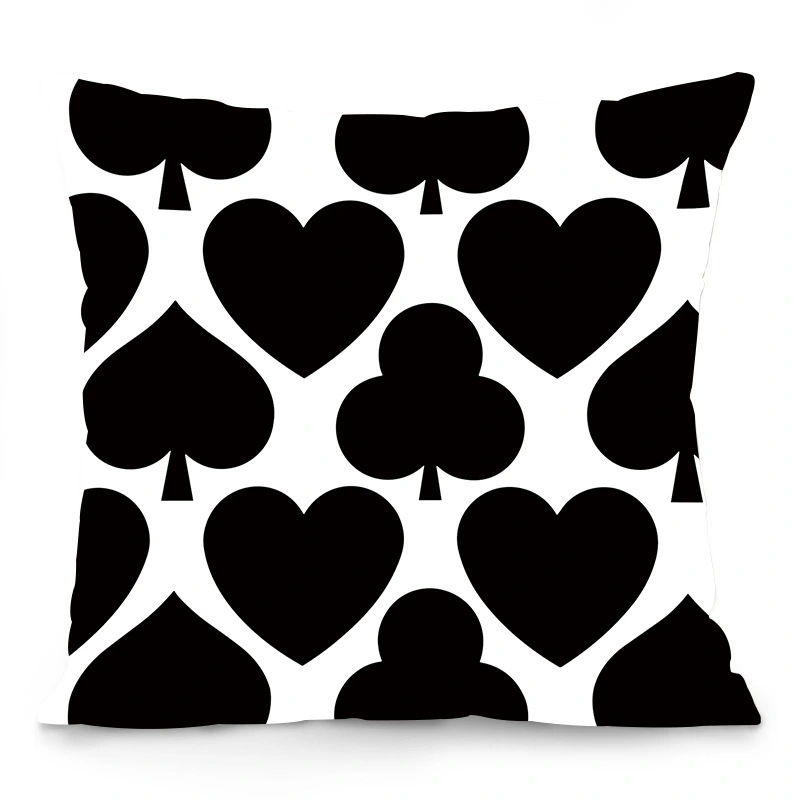 Geometric English Letter Simple And Light Luxury Waist Cushion Pillowcase