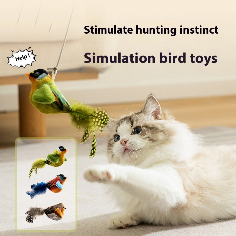 Electric Sound Simulation Bird Cat Toy Cat Teaser