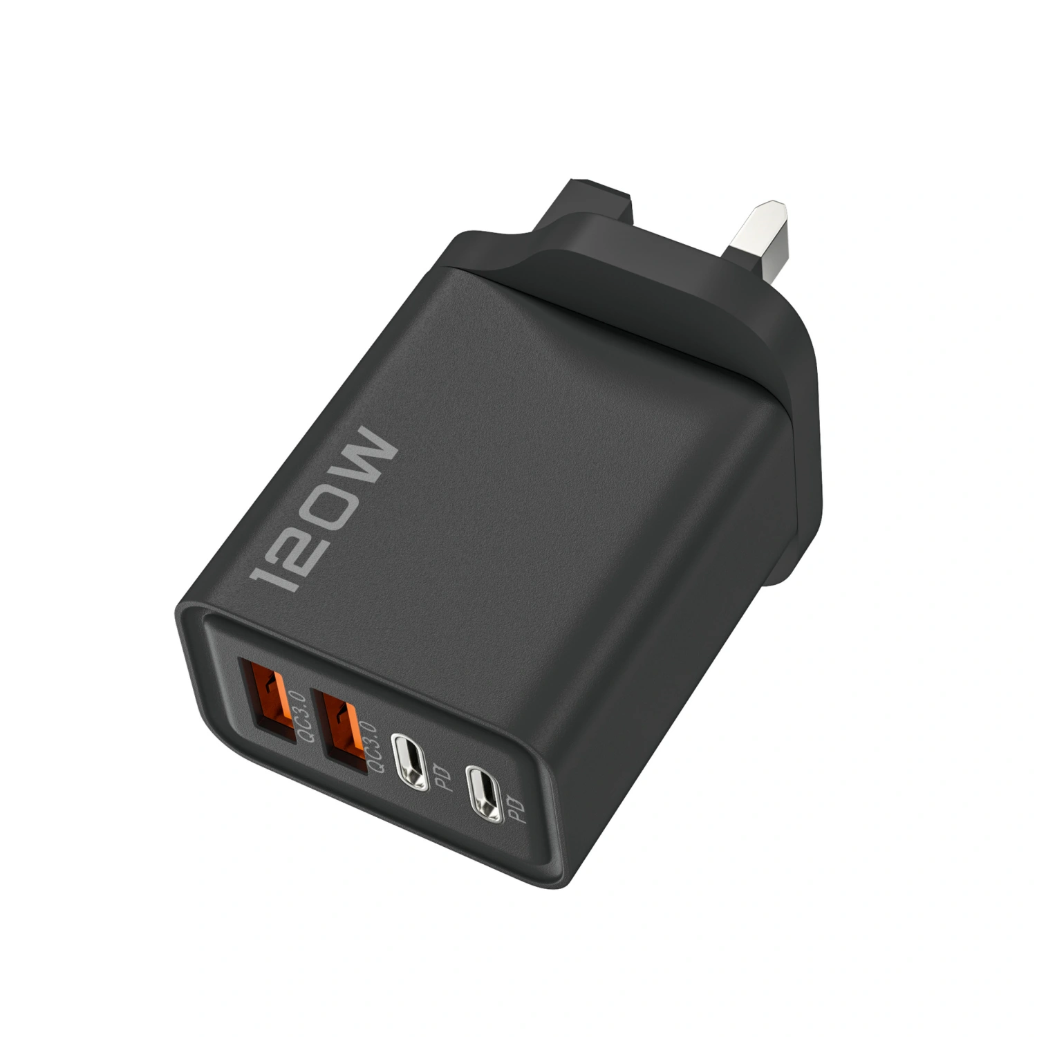 120W Dual PD  Dual USB Charger For Fast Charging