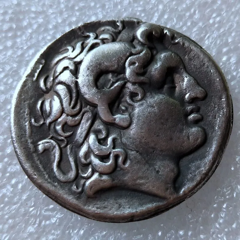 Ancient Greek Coin Foreign Copy Silvering Commemorative Coin