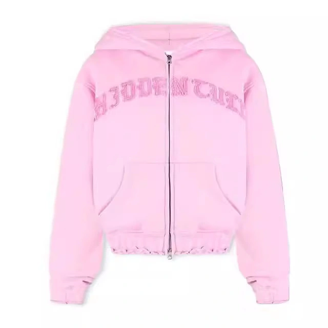 Letters Mid-length Hot Girl Exposed Navel Coat Top Fashion High Waist Street Style Fashion Harajuku Long