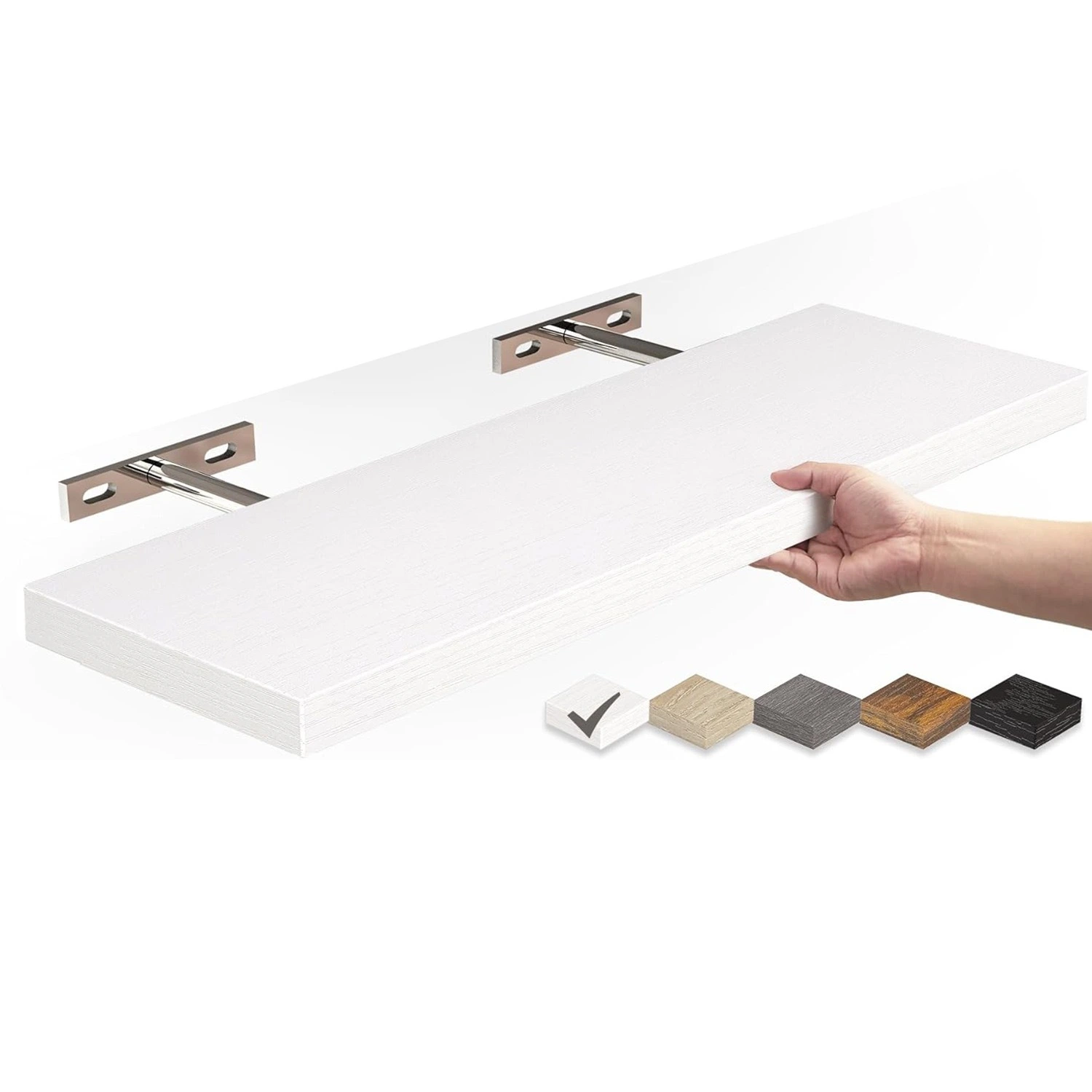 Wall Storage Hanging Solid Wood Shelf