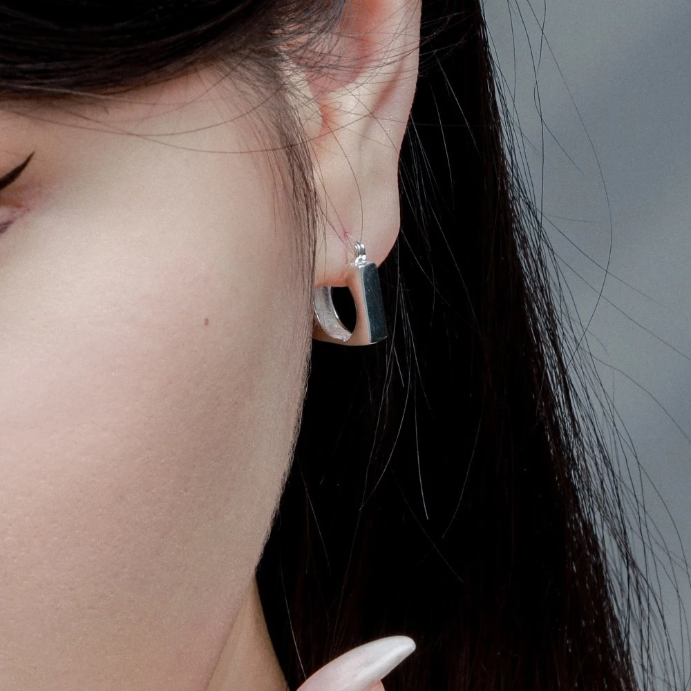 Women's Fashion All-match Geometric Simple Earrings