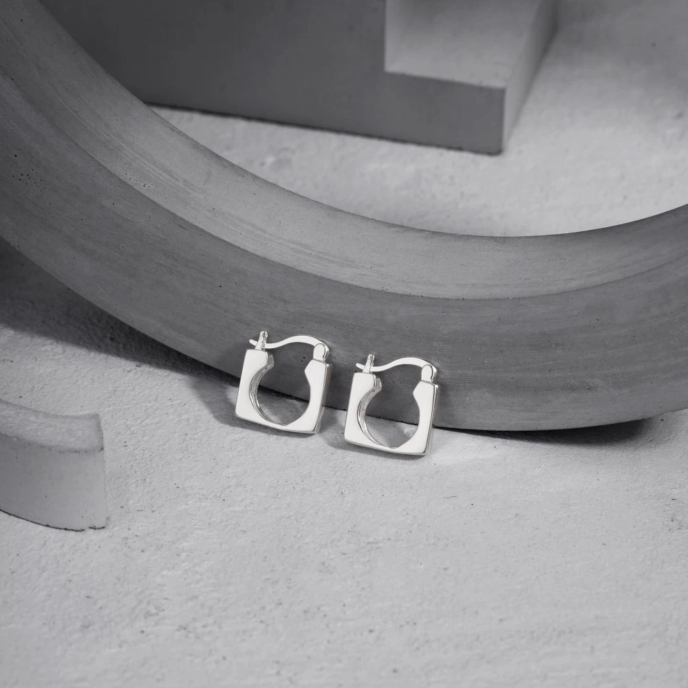 Women's Fashion All-match Geometric Simple Earrings