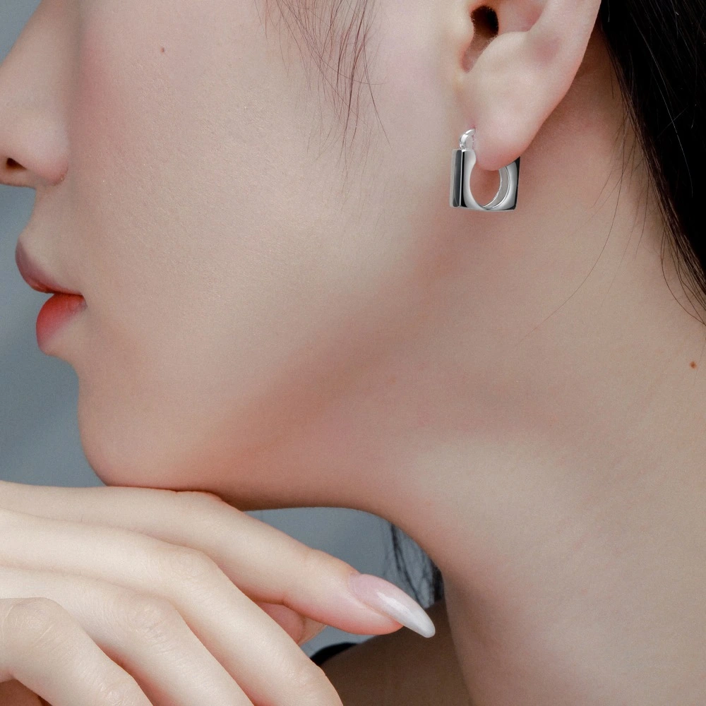 Women's Fashion All-match Geometric Simple Earrings