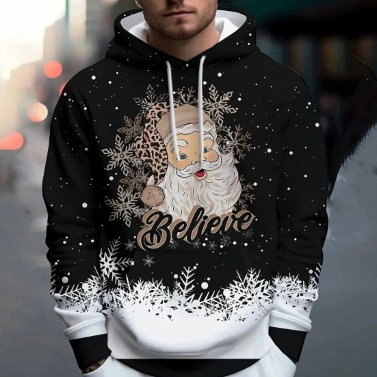 Autumn 3D Printed Men's Hoodie