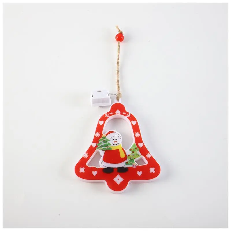 LED Snowman Lantern Christmas Tree Pendant Scene Decorative Ornaments