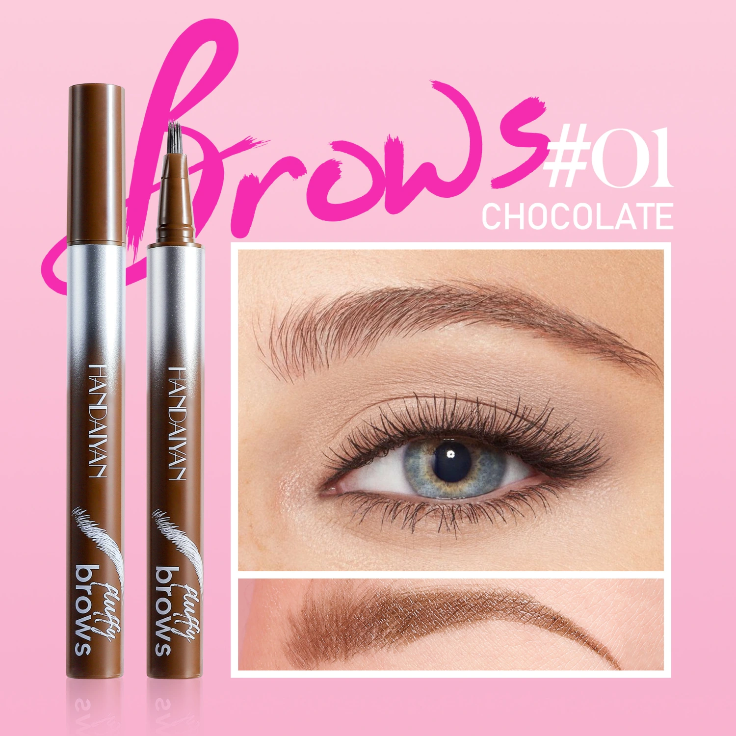 Eyebrow Pencil Five-color Wild Waterproof And Durable Liquid