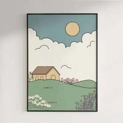 Decorative Canvas Painting Core Frameless