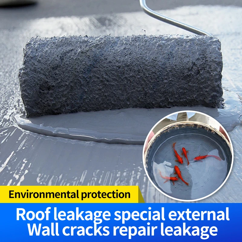 Exterior Wall Roof Leak-repairing Waterproof Coating Water-based Polyurethane Waterproof Material