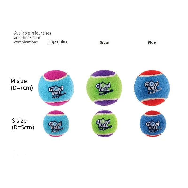 Pet Bite-resistant Molar Training Tennis Three Pieces