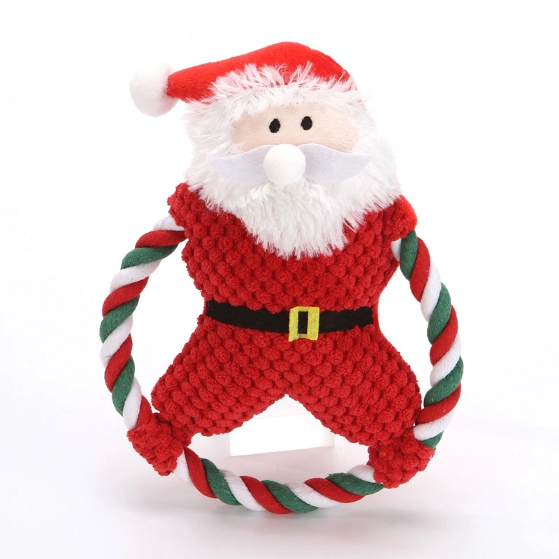 Pet Toy Christmas Suit Tear-resistant Plush Sounding Cat And Dog