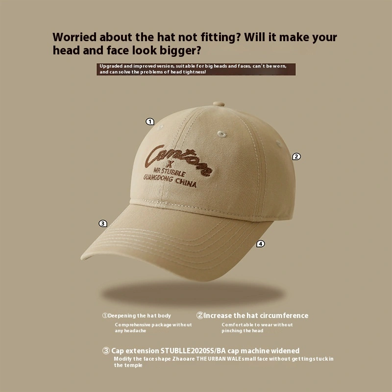 Big Face Small Soft Top Sunshade Duck Hat