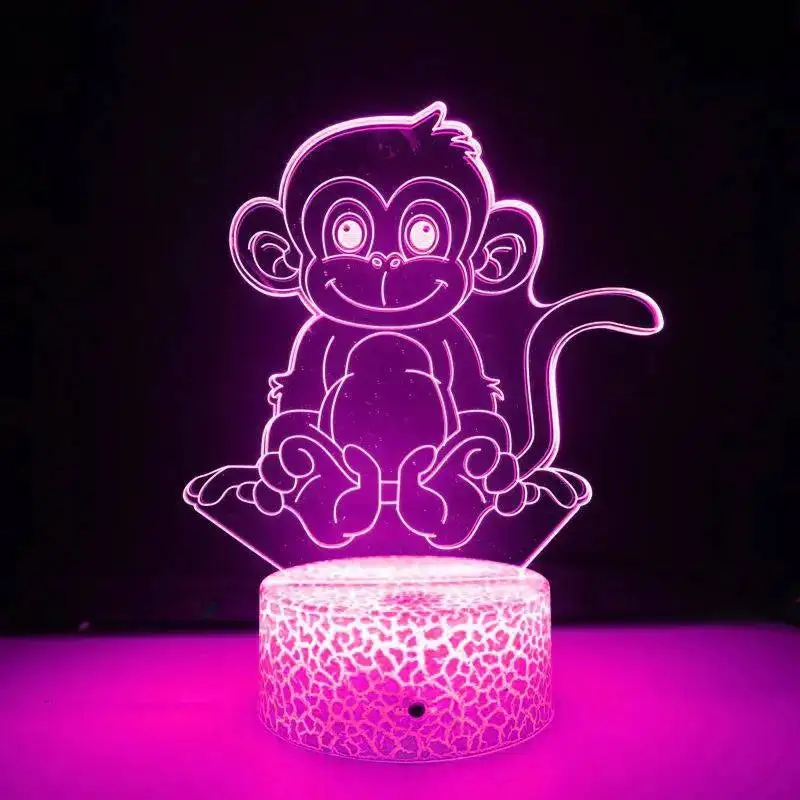 Creative Cartoon 3D Table Lamp LED Ambient Light