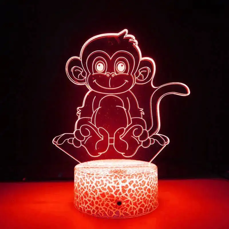 Creative Cartoon 3D Table Lamp LED Ambient Light