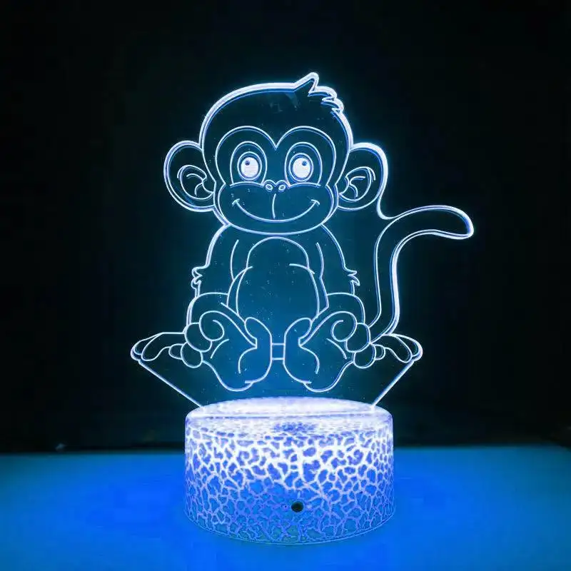 Creative Cartoon 3D Table Lamp LED Ambient Light