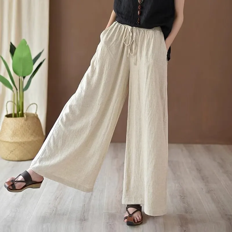 Women's Artistic Retro Loose All-matching Casual Pants