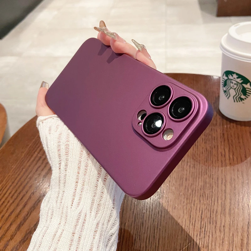 Ultra-thin Frosted Pc Phone Case All-inclusive Lens