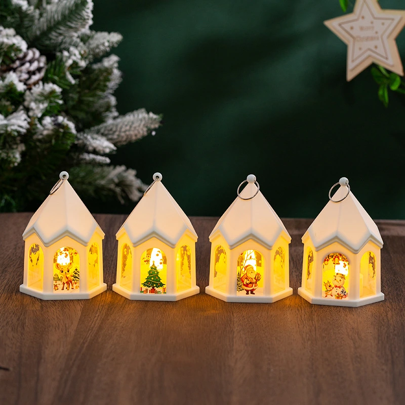 Christmas Decorations Children's Luminous Gift Retro Small Night Lamp Decoration Desktop