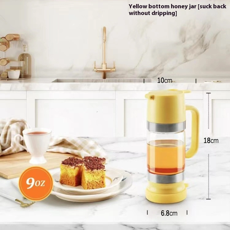 Borosilicate Glass A Bottle Of Honey Food Grade Press Type Dripper
