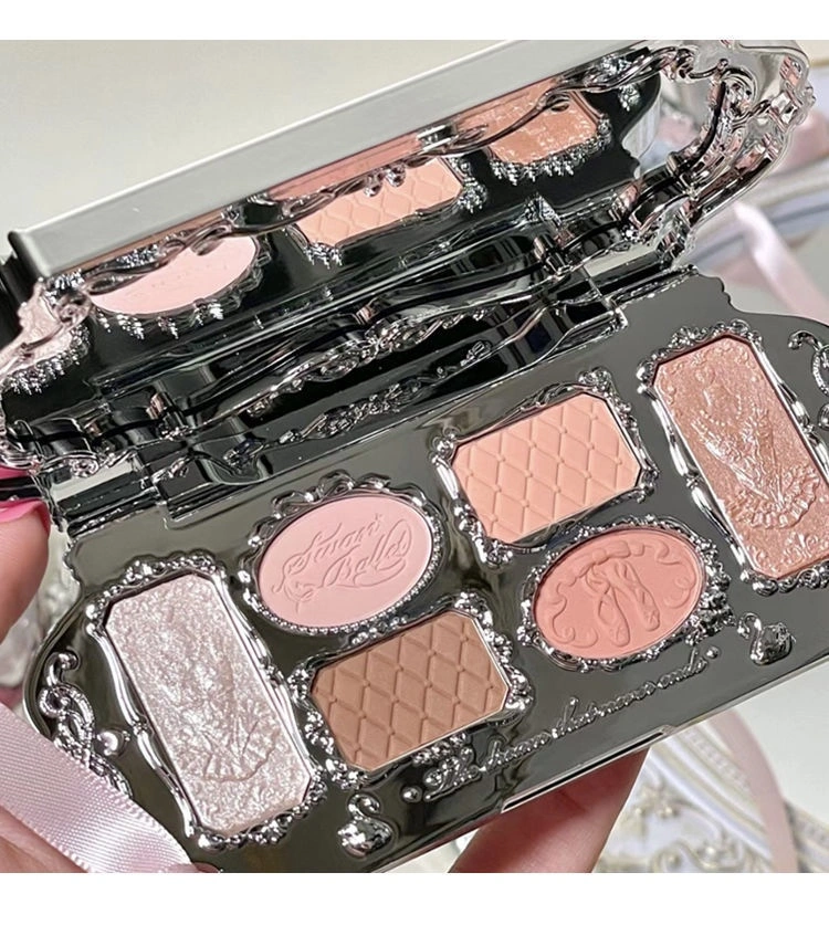 Flower Know Eye Shadow Pure Desire Style Plain Face Highlight Contour Compact