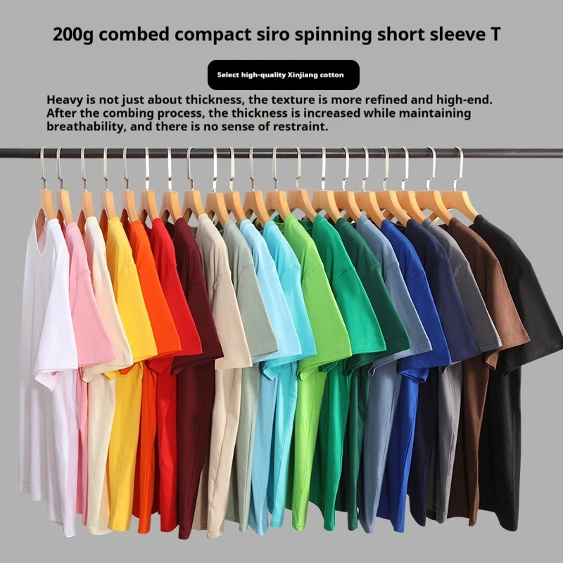 Men's Loose Summer Pure Cotton T Shirt