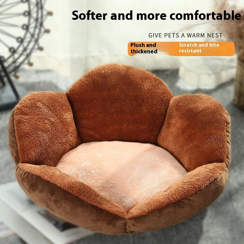 Internet Celebrity Dog's Paw Cat Nest Dog Bed Four Seasons Universal Pet Warm