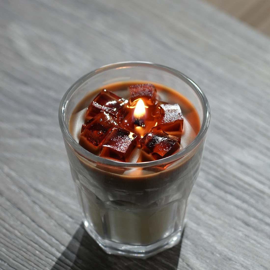 Coffee Simple Advanced Bedroom Decorative Jelly Candle Cup Diffuse Soy Wax Fragrance