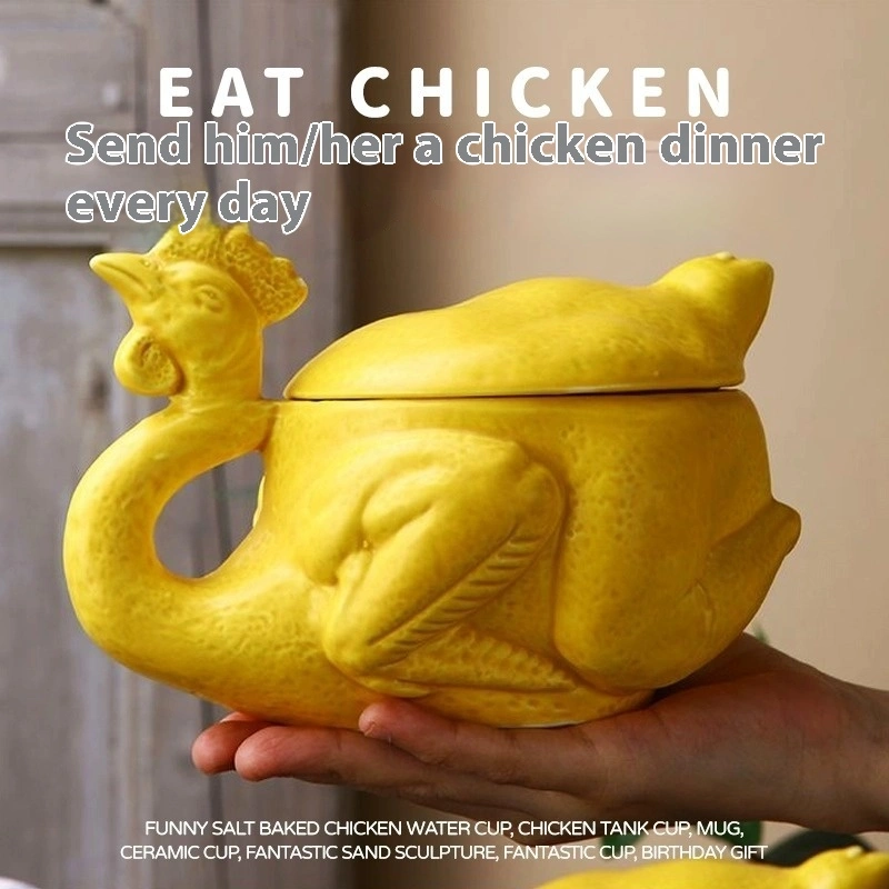 Salt Baked Chicken Mug Ceramic