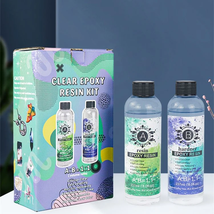 Epoxy Resin DIY Material Transparent Ornament Crystal Glue