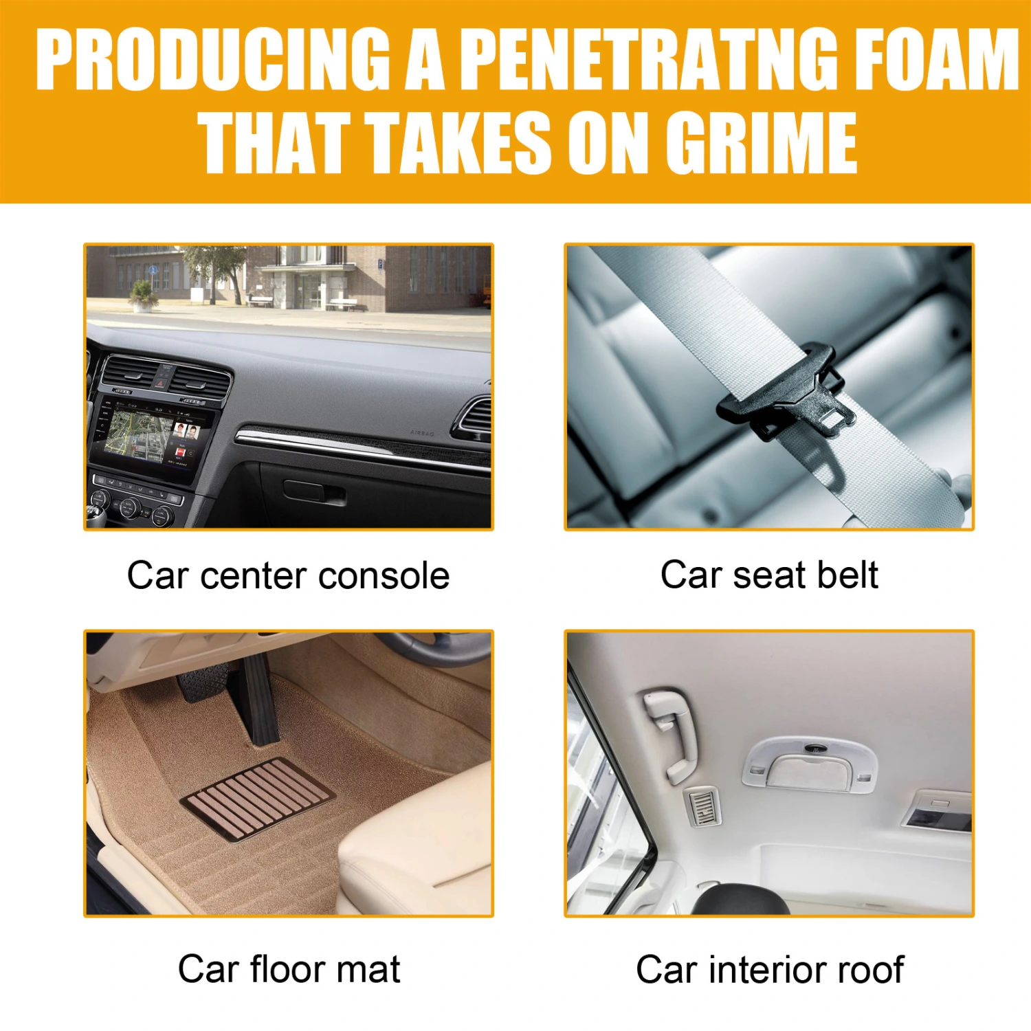 Car Multifunction Foamed Cleaner