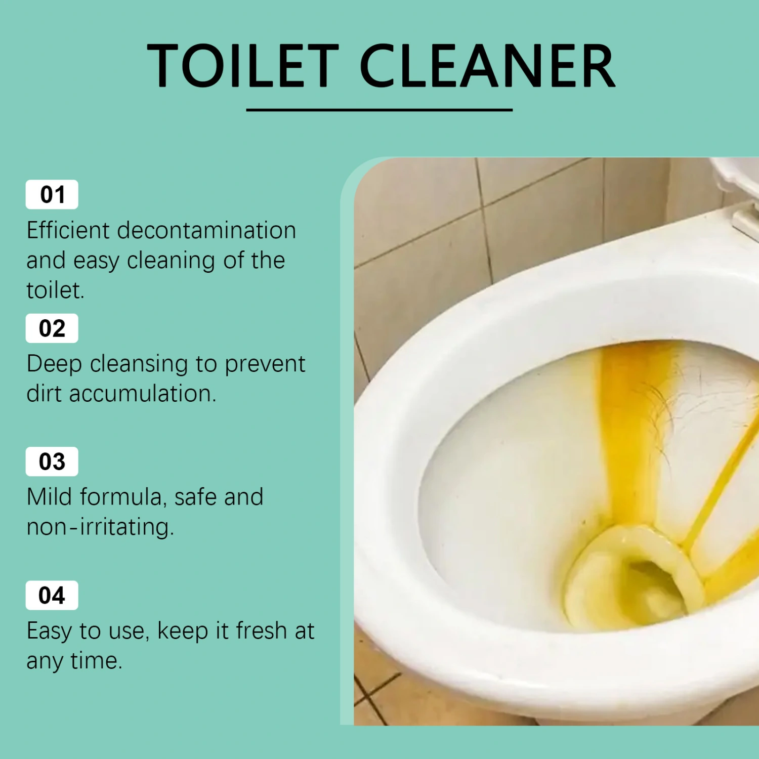 Toilet Decontamination Cleaning Toilet Deodorant Deep Cleaner