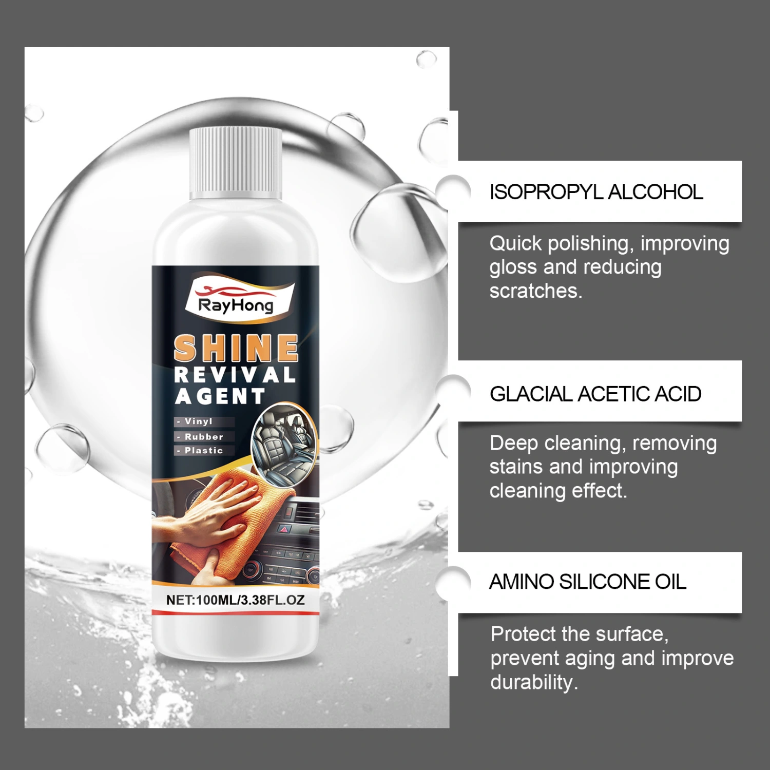 Car Plastic Renovation Agent Cleaning And Decontamination