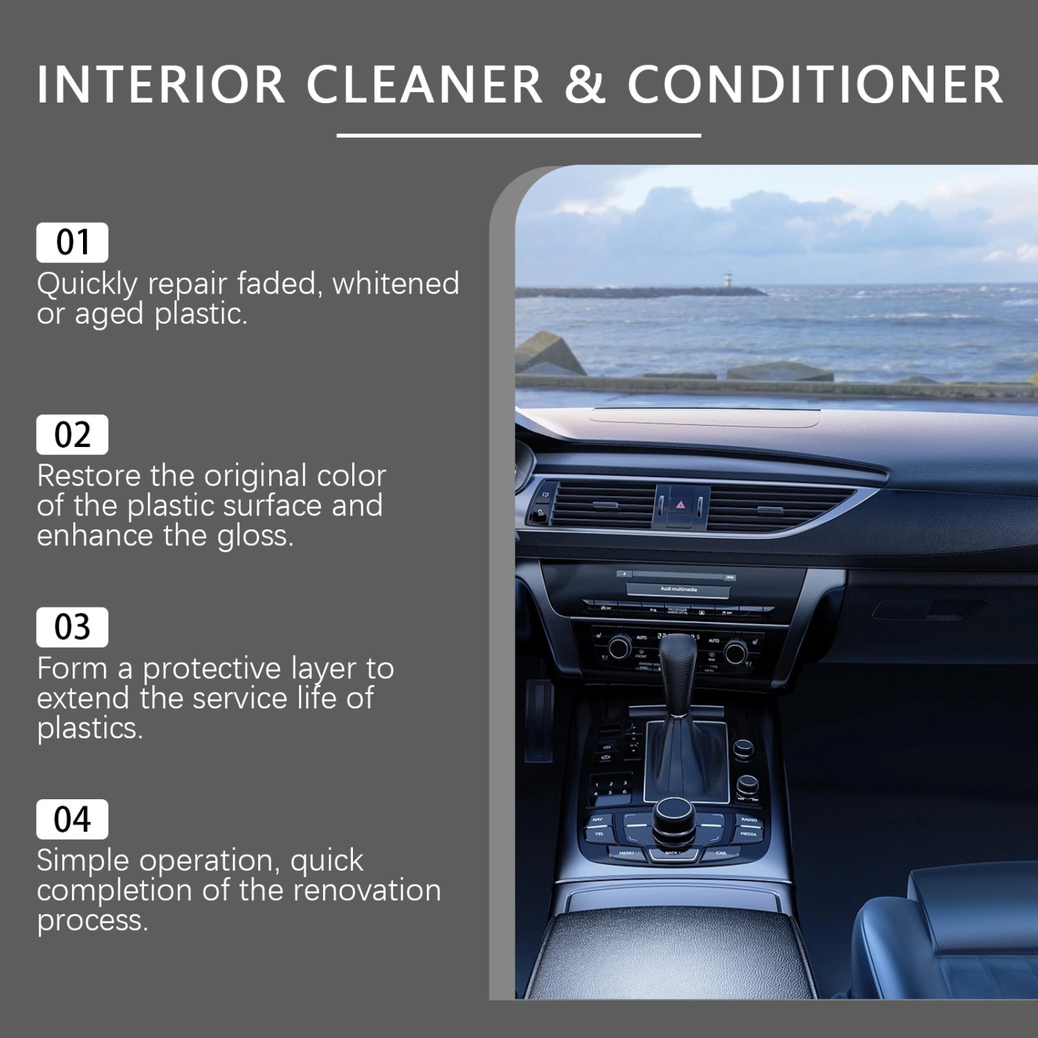 Car Plastic Renovation Agent Cleaning And Decontamination