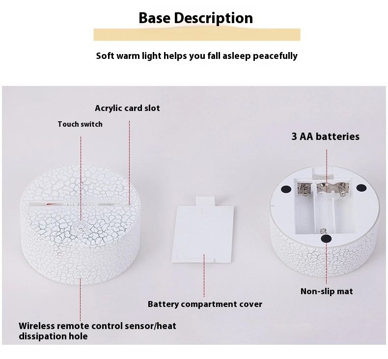 Animal Series 3D Table Lamp LED Atmosphere