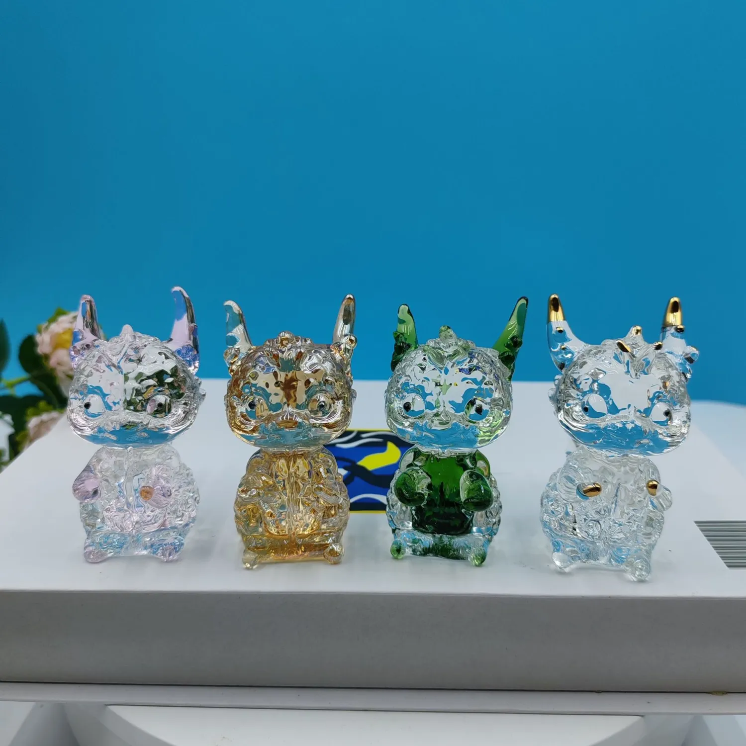 Cartoon Dragon Zodiac Dragon Decoration Crystal Crafts