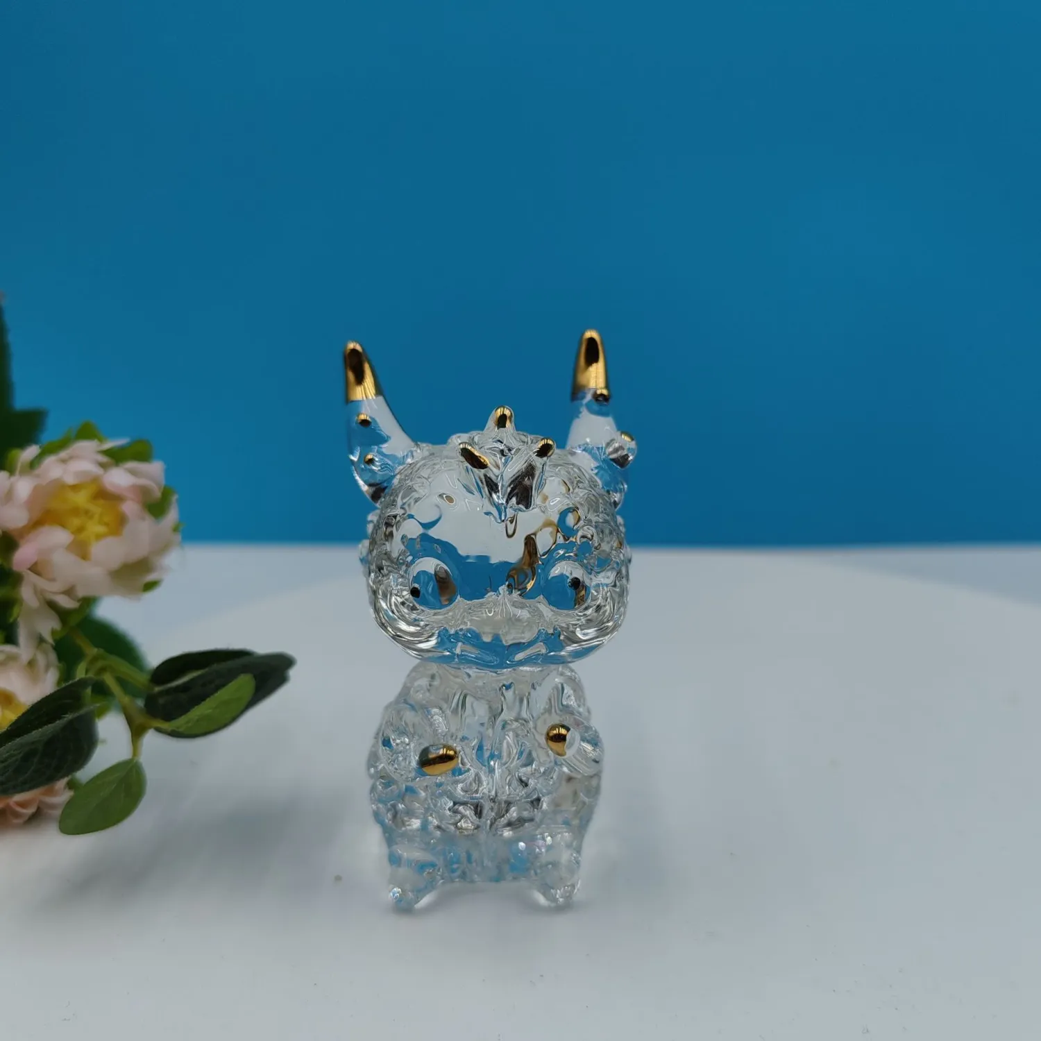 Cartoon Dragon Zodiac Dragon Decoration Crystal Crafts