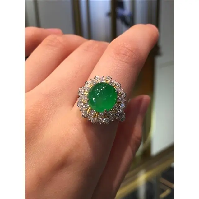 Geometric Ring Female Stylish Round