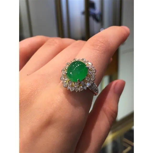 Geometric Ring Female Stylish Round