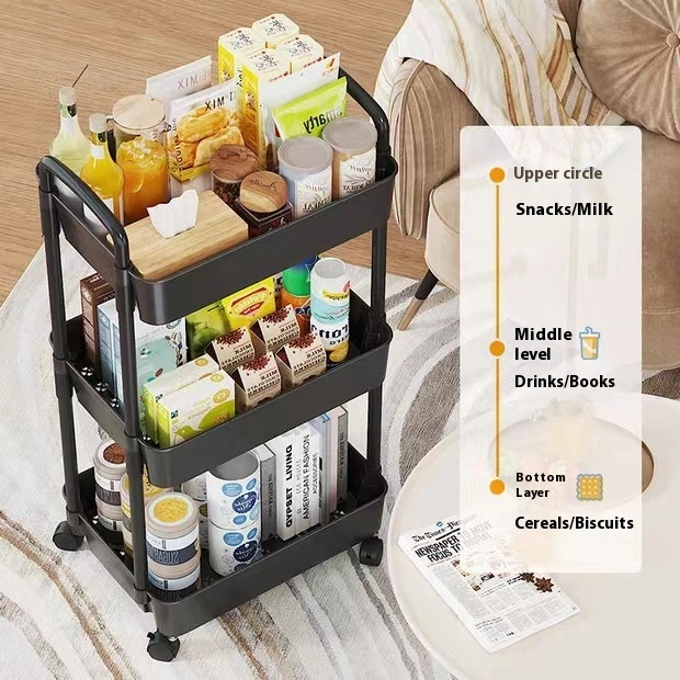 Trolley Rack Kitchen And Bedroom Snack Bathroom Bathroom Storage Rack