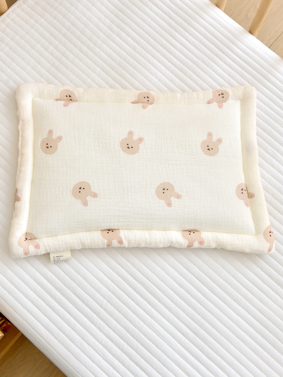 Newborn Cotton Gauze Beanie Pillow